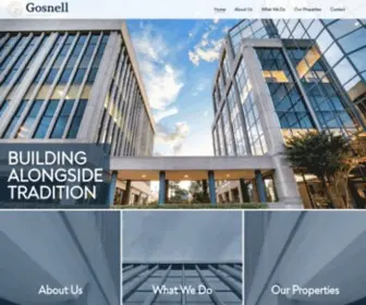 Gosnell.com(Gosnell Properties) Screenshot