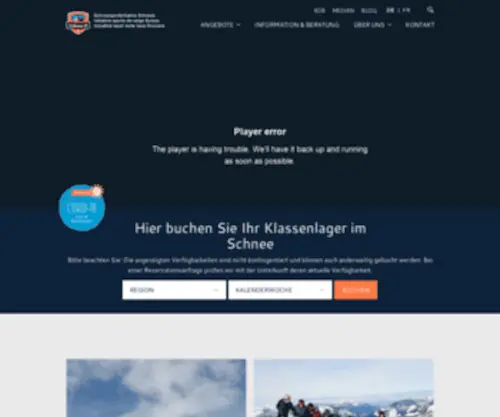 Gosnow.ch(Schweizer Schneesportinitiative) Screenshot