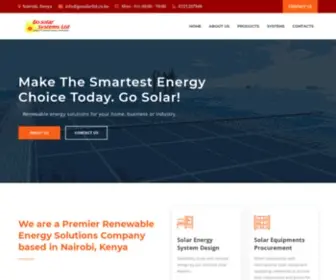 Gosolarltd.co.ke(The Leading Solar Company in Kenya) Screenshot