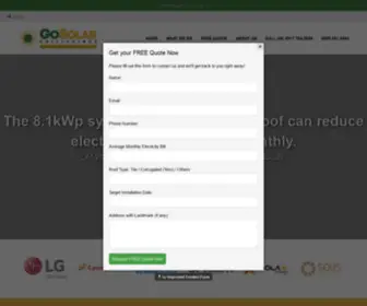 Gosolarphilippines.com(GoSolar Philippines) Screenshot