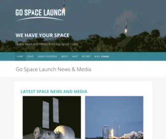 Gospacelaunch.com(Go Space Launch) Screenshot