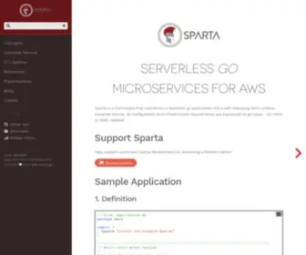 Gosparta.io(AWS Lambda Microservices) Screenshot
