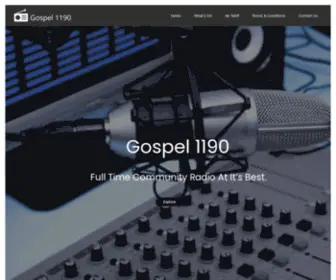 Gospel1190.net(Gospel radio) Screenshot