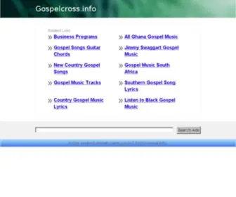 Gospelcross.info(Zoé) Screenshot