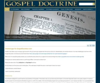 Gospeldoctrine.com(Gospel Doctrine) Screenshot