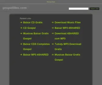 Gospelfiles.com(Gospelfiles) Screenshot