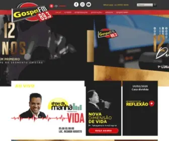 Gospelfm89.com.br(Transmitindo Vida) Screenshot