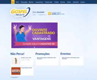 Gospelfmrio.com.br(Gospel FM Rio) Screenshot