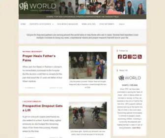 Gospelforasia-Reports.org(Gospel for Asia (GFA World) Updates & Reports from the Mission Field) Screenshot