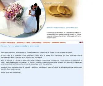 Gospelforever.com(Gospel Forever) Screenshot