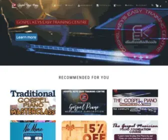 Gospelkeyseasy.co.uk(Gospel Keys Easy) Screenshot