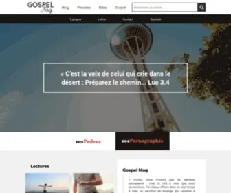 Gospelmag.fr(Gospel Mag) Screenshot