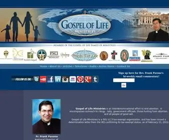 Gospeloflife.com(Gospel of Life Ministries) Screenshot