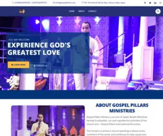 Gospelpillars.org(Gospel Pillars Ministries) Screenshot