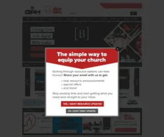 Gospelpublishing.com(Gospel Publishing House) Screenshot