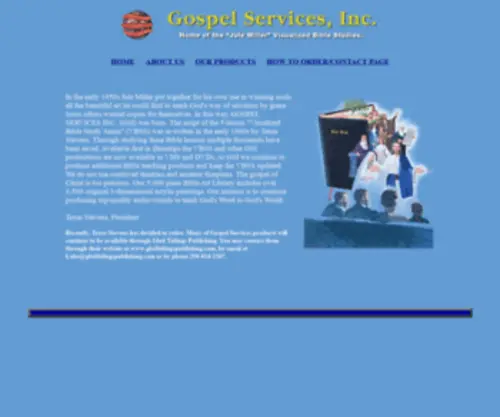 Gospelservices.com(Gospel Services) Screenshot