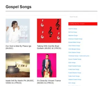 Gospelsongsdownload.com.ng(Nigerian and Foreign Gospel Songs) Screenshot