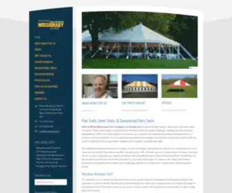 Gospeltent.com(Pole, Event, & Commercial Party Tents for Sale) Screenshot