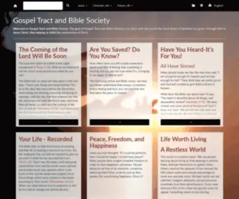 Gospeltractandbible.org(Biblical teaching provided by Gospel Tract and Bible Society) Screenshot