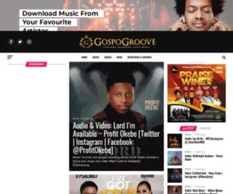 Gospogroove.com(Everyone Deserves Good Music) Screenshot