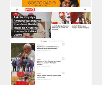 Gospomedia.com(Ni blog ya nyimbo za Injili kutoka Afrika Mashariki) Screenshot