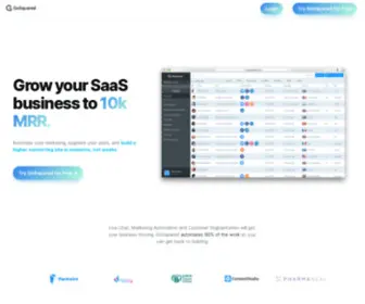 Gosquared.email(Analytics and Live Chat software) Screenshot