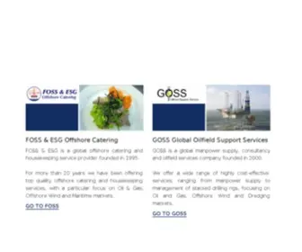 Goss-Foss.com(FOSS & ESG Offshore Catering and GOSS Offshore Manpower) Screenshot