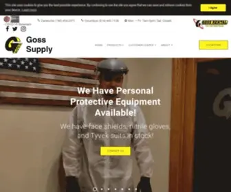 Goss-Supply.com(Goss Supply Company) Screenshot