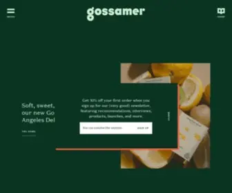 Gossamer.co(For people who also smoke weed) Screenshot