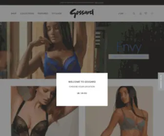 Gossard.com(Gossard Lingerie) Screenshot