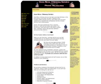 Gossbros.com(Professional Chimney Service) Screenshot