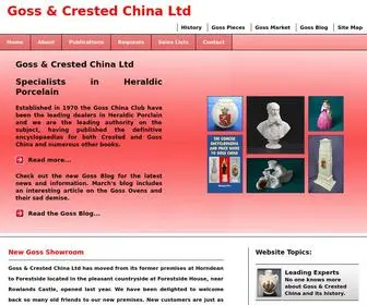 Gosschinaclub.co.uk(Goss & Crested China Club) Screenshot