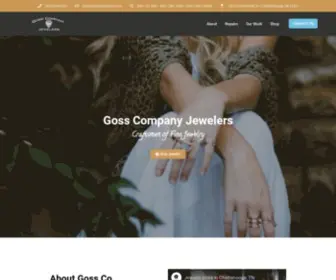 Gosscompany.com(Goss Company Jewelers) Screenshot