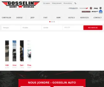 Gosselinauto.com(Concessionnaire Chrysler Dodge Jeep RAM Fiat) Screenshot