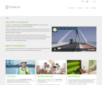 Gosselingroup.eu(Mobility and logistics services) Screenshot
