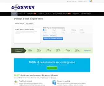 Gossimer.biz(Supersite) Screenshot