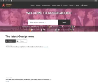 Gossip-Addict.com(Actu potins people aujourd'hui) Screenshot