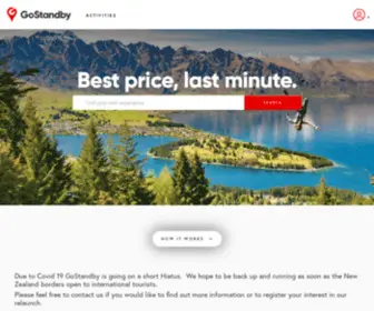 Gostandby.co.nz(Queenstown deals) Screenshot