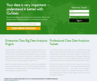 Gostats.org(Intuitive Big Data Analytics) Screenshot
