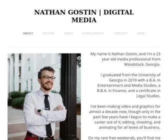 Gostin.us(NATHAN GOSTIN) Screenshot