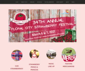 Gostrawberryfest.com(Official site of the Floral City Strawberry Festival) Screenshot