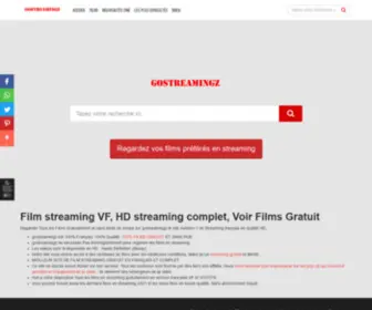 Gostreamingz.com(Streaming film complet gratuit en français) Screenshot