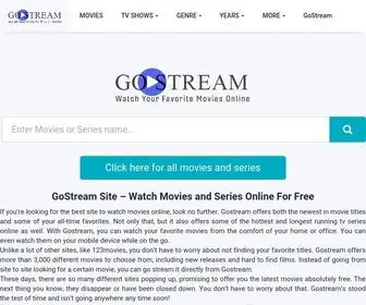 Gostreamsite.ga(GoStream Site) Screenshot