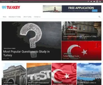 Gostudyinturkey.com(Study in Turkey) Screenshot