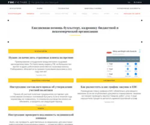 Gosuchetnik.ru(Госучетник) Screenshot