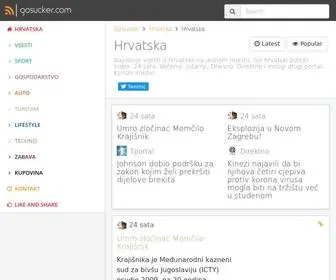 Gosucker.com(Svi hrvatski portali na jednom mjestu) Screenshot