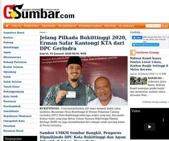Gosumbar.com(Gudangnya Informasi Sumatera Barat) Screenshot