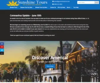 Gosunshinetours.com(Sunshine Tours) Screenshot