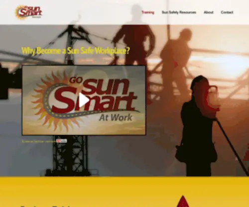 Gosunsmart.org(Go Sun Smart At Work) Screenshot