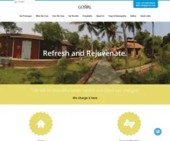 Gosvalayurmed.com(Gosval Punarnava Center) Screenshot